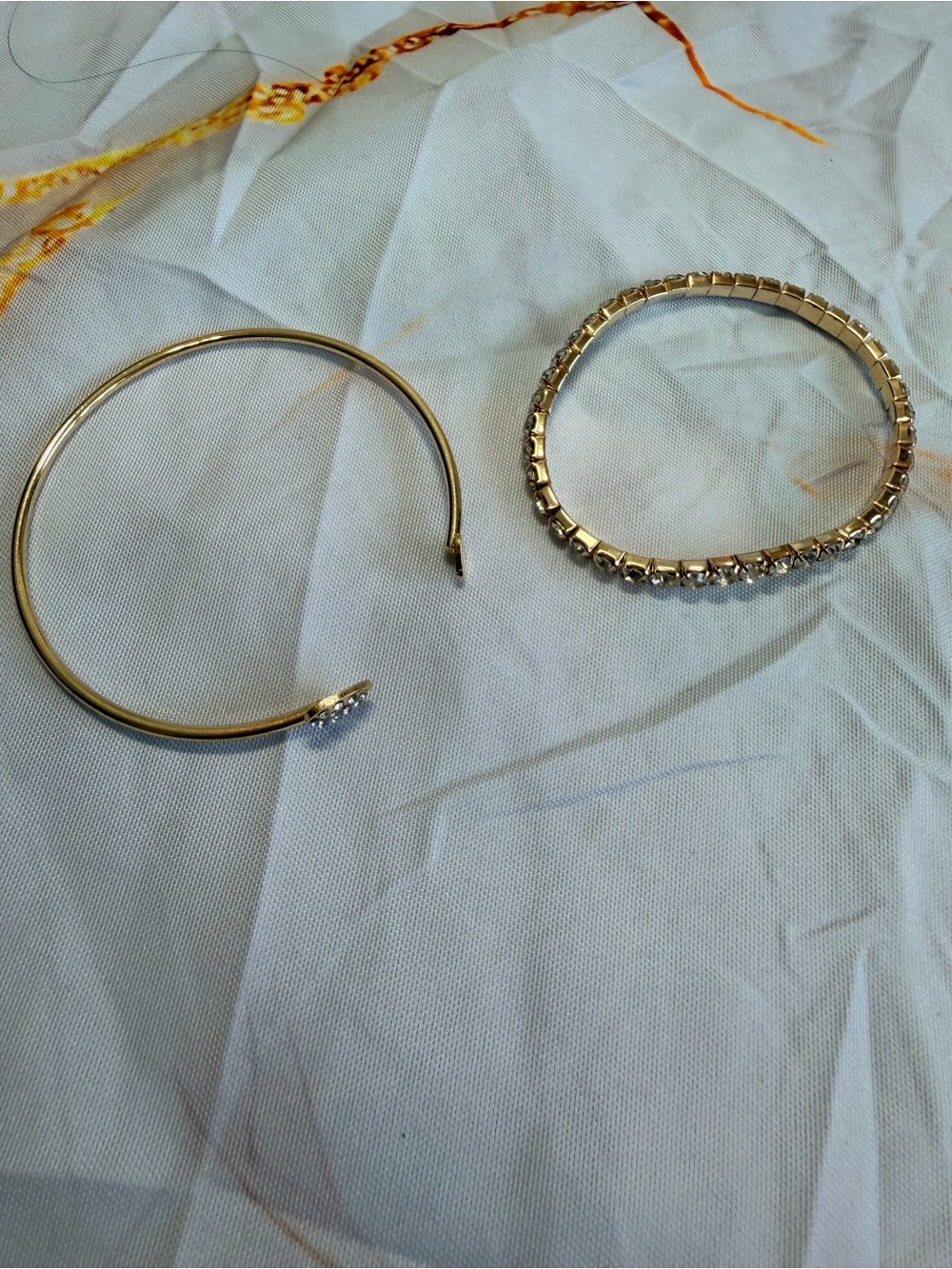 Set or two rhinestone bracelets NWOT
